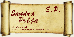 Sandra Prlja vizit kartica